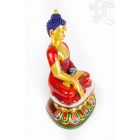 Shakyamuni Buddha agyag szobor, hatalmas méretű különlegesség - 65 cm
