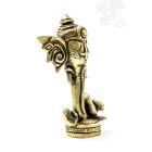 Ganesha absztrakt réz szobor - 12 cm