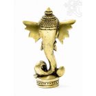 Ganesha absztrakt réz szobor - 12 cm