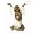 Nevető Buddha teknősön - 23 cm