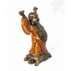 Nevető Buddha teknősön - 23 cm