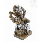 Ganesha színes rezin szobor - 15 cm