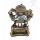 Ganesha színes rezin szobor - 15 cm