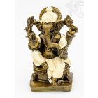 Ganesha színes rezin szobor - 15 cm