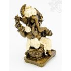 Ganesha színes rezin szobor - 15 cm