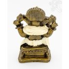 Ganesha színes rezin szobor - 15 cm