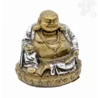 Nevető Buddha színes rezin szobor - 7,5 cm
