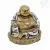 Nevető Buddha színes rezin szobor - 7,5 cm