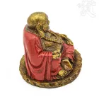 Nevető Buddha színes rezin szobor - 7,5 cm