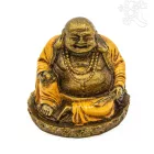 Nevető Buddha színes rezin szobor - 7,5 cm