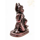 Hanuman vörös színű rezin szobor - 13 cm