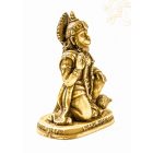 Hanuman csont színű rezin szobor - 13 cm