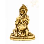 Hanuman csont színű rezin szobor - 13 cm