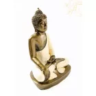 Shakyamuni Buddha színes rezin szobor - 22 cm