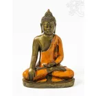 Shakyamuni Buddha színes rezin szobor - 22 cm