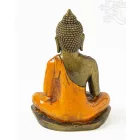 Shakyamuni Buddha színes rezin szobor - 22 cm