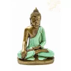 Shakyamuni Buddha színes rezin szobor - 22 cm