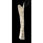 Kézzel faragott csont szobor, asztali dísz