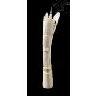 Kézzel faragott csont szobor, asztali dísz