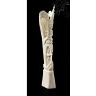 Kézzel faragott csont szobor, asztali dísz