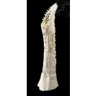 Kézzel faragott csont szobor, asztali dísz