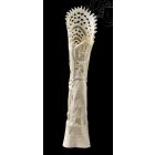 Kézzel faragott csont szobor, asztali dísz