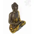 Amitabha Buddha színes rezin szobor, hatalmas - 60 cm