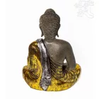 Amitabha Buddha színes rezin szobor, hatalmas - 60 cm
