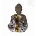 Amitabha Buddha színes rezin szobor, hatalmas - 60 cm