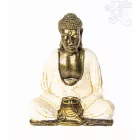 Amitabha Buddha színes rezin szobor - 50 cm