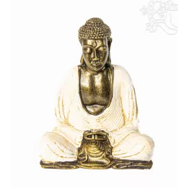 Amitabha Buddha színes rezin szobor - 50 cm
