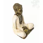 Amitabha Buddha színes rezin szobor - 50 cm