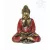 Amitabha Buddha színes rezin szobor - 50 cm