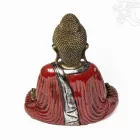 Amitabha Buddha színes rezin szobor - 50 cm