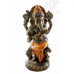 Ganesha színes rezin szobor - 55 cm