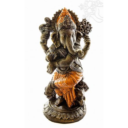 Ganesha színes rezin szobor - 55 cm