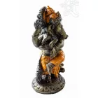 Ganesha színes rezin szobor - 55 cm