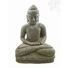 Amitabha Buddha valódi kő sziklából faragott szobor - 52 cm