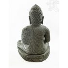 Amitabha Buddha valódi kő sziklából faragott szobor - 52 cm