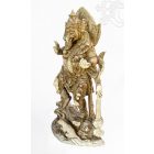 Ganesha álló fa szobor, hatalmas - 100 cm