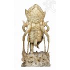 Ganesha álló fa szobor, hatalmas - 100 cm