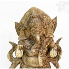 Ganesha álló fa szobor, hatalmas - 100 cm