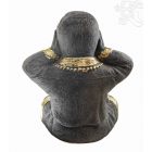 Szerzetes (befogott füllel) tállal szobor - 55 cm