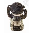 Ganesha színes rezin szobor hatalmas - 55 cm