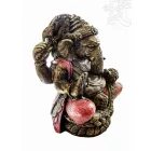Ganesha színes rezin szobor hatalmas - 55 cm