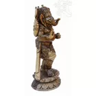 Ganesha álló fa szobor, hatalmas - 80 cm