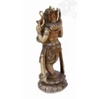 Ganesha álló fa szobor, hatalmas - 80 cm
