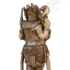 Ganesha álló fa szobor, hatalmas - 80 cm