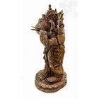 Ganesha álló fa szobor, nagyméretű - 65 cm