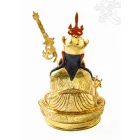 Guru Rinpoche aranyozott szobor - 21 cm